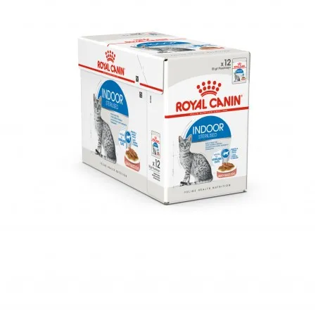 ALIMENT HUMIDE CHAT INDOOR SAUCE 12X85G ROYAL CANIN