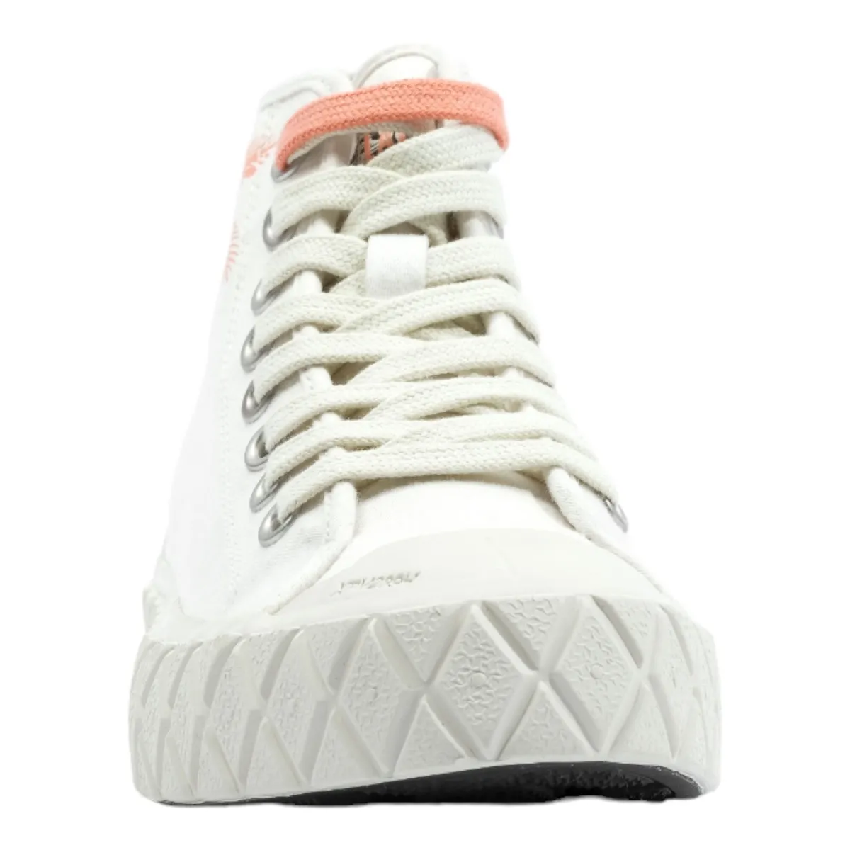 Baskets mode Palladium palla ace mid fest blanc