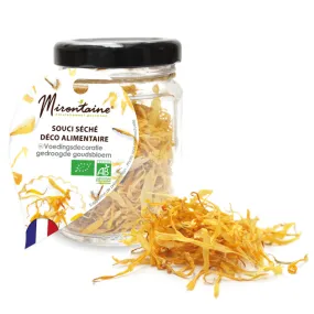DLUO Courte Souci Fleur Séchée Comestible Bio 1,5 g Mirontaine