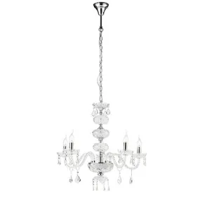 Suspension E14 LUCE DESIGN 154x69x79cm chrome Incanto  - I-INCANTO-5