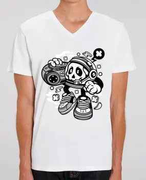 T-shirt homme Astronaute Boombox Cartoon | By Kap Atelier Cartoon par Kap Atelier