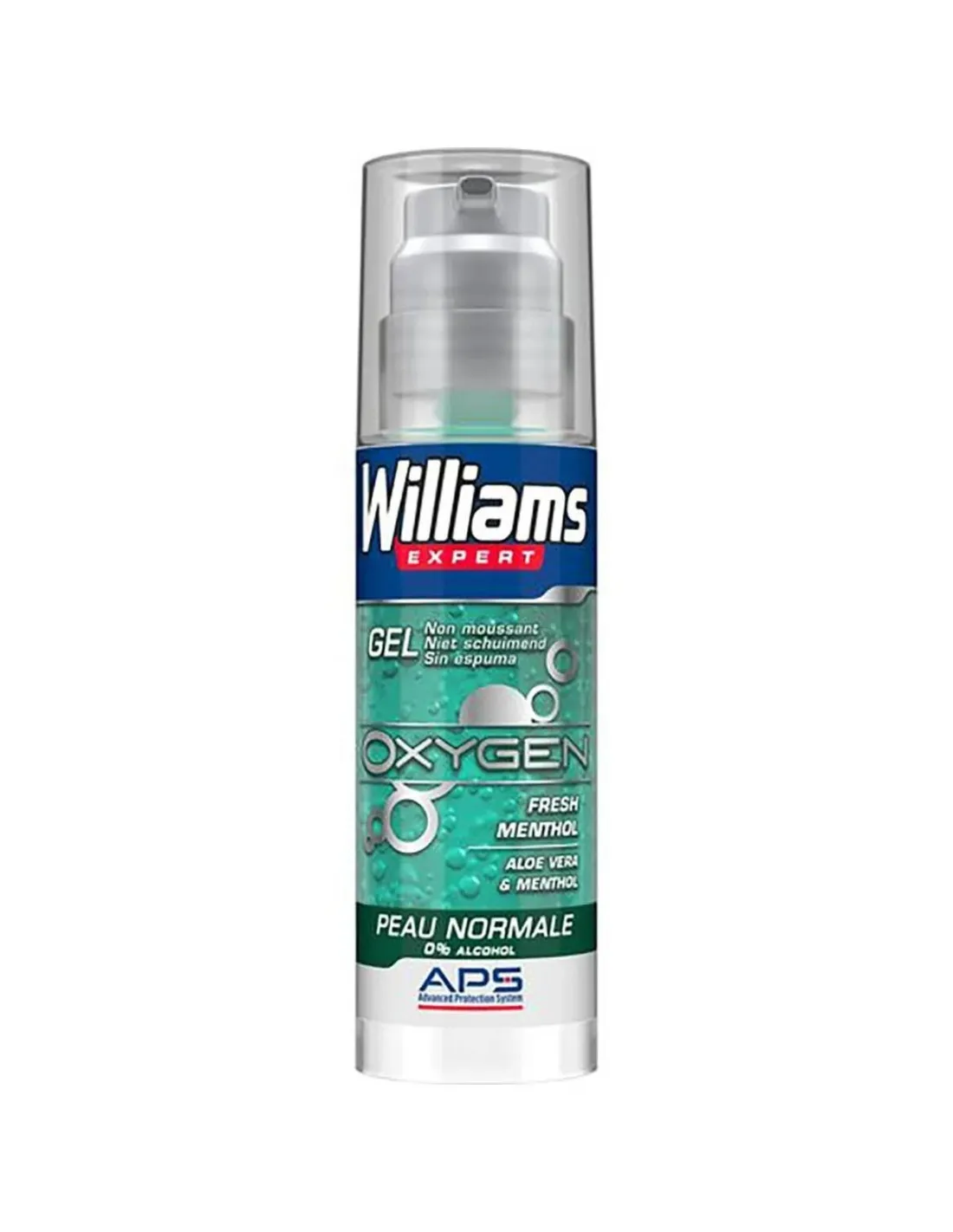 Williams Gel à raser non moussant peau normale 150 ml